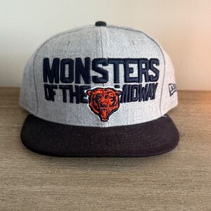 New Era Gray and Black Monsters of the Midway Hat